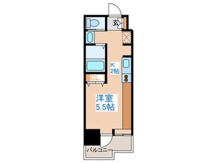 ＬＡＶＩＴＡ　４１０の物件間取画像